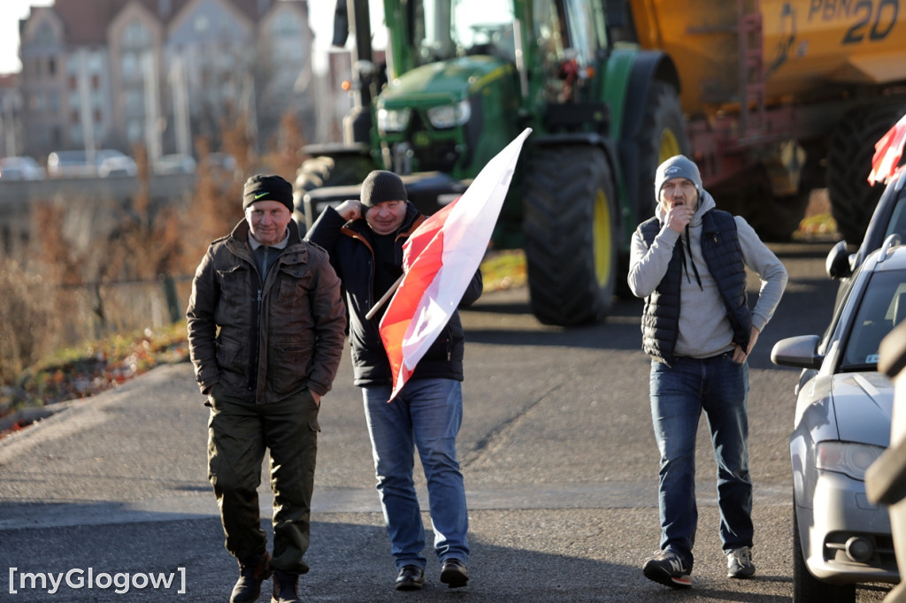Protest rolników w Głogowie