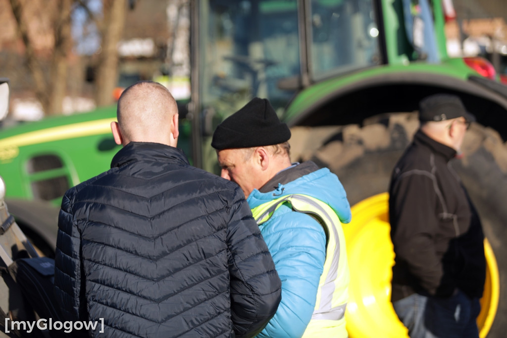 Protest rolników w Głogowie