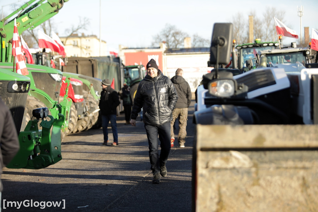 Protest rolników w Głogowie