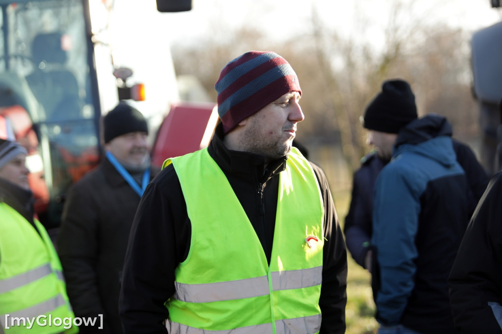 Protest rolników w Głogowie
