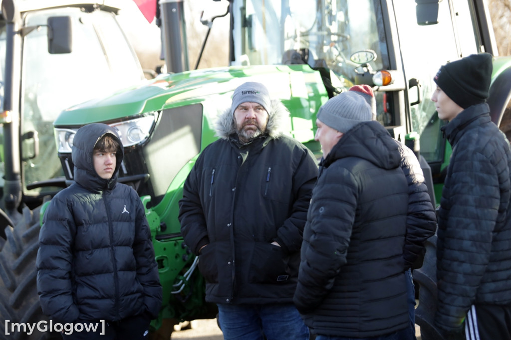 Protest rolników w Głogowie
