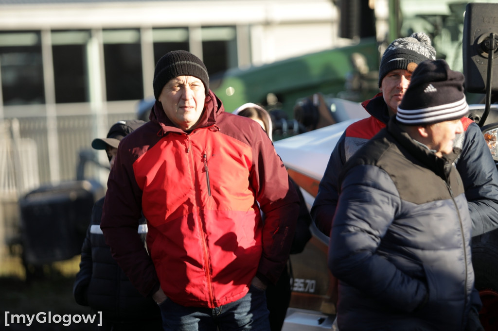 Protest rolników w Głogowie