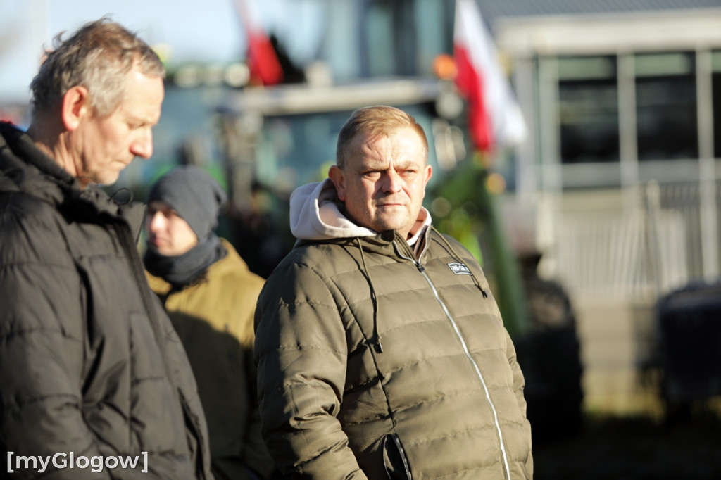 Protest rolników w Głogowie