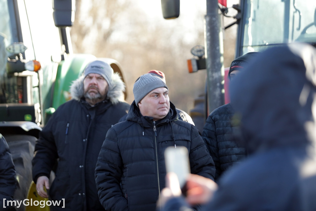 Protest rolników w Głogowie