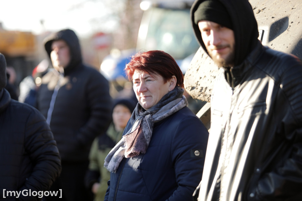 Protest rolników w Głogowie
