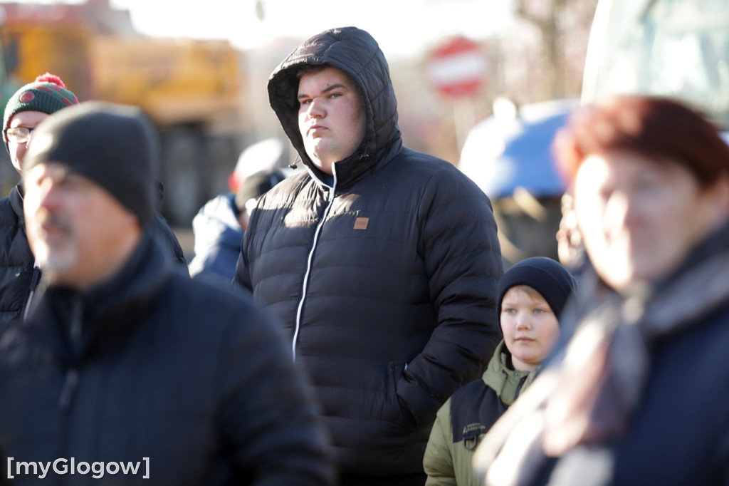 Protest rolników w Głogowie