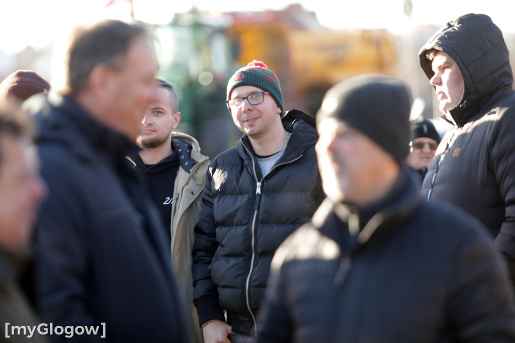 Protest rolników w Głogowie