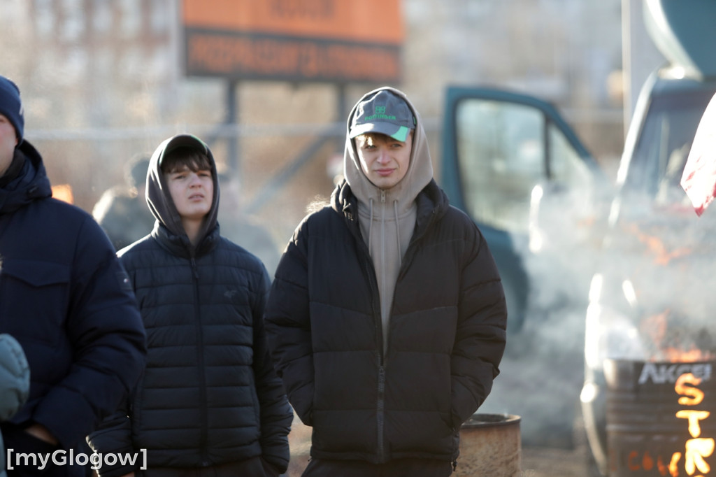 Protest rolników w Głogowie