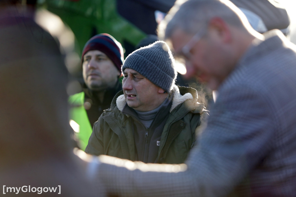 Protest rolników w Głogowie