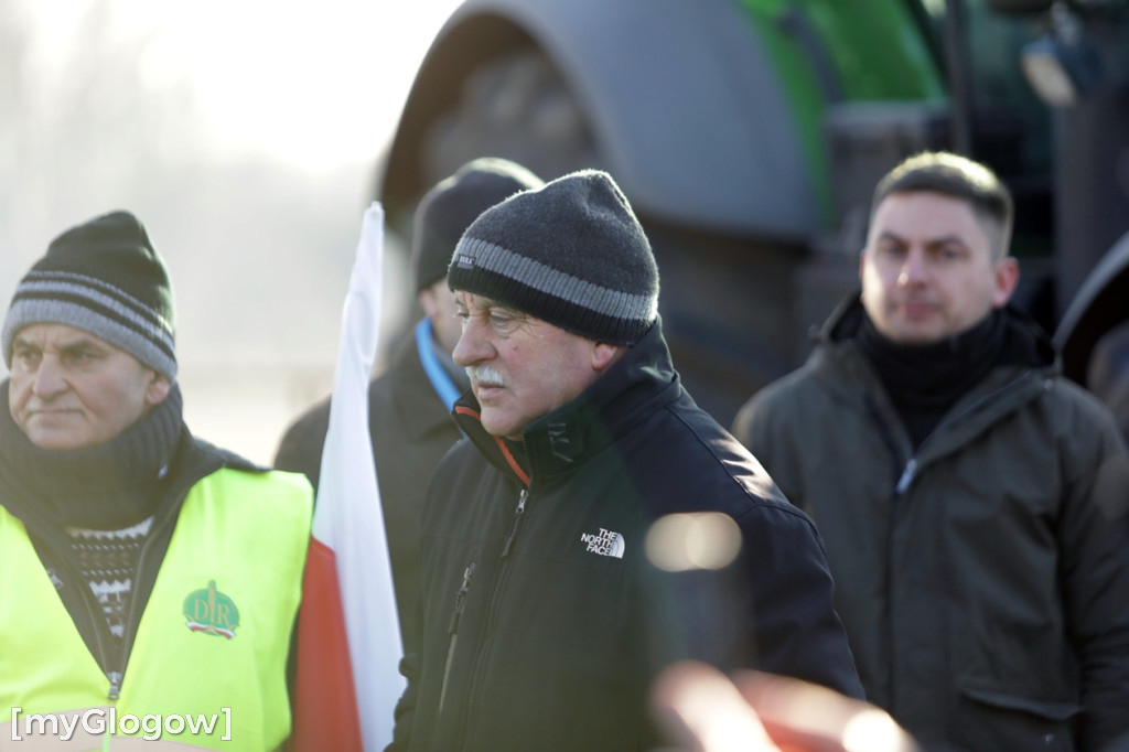 Protest rolników w Głogowie