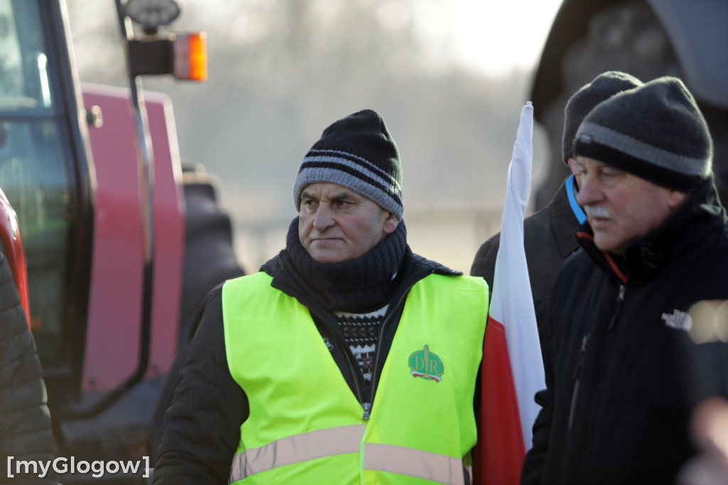 Protest rolników w Głogowie