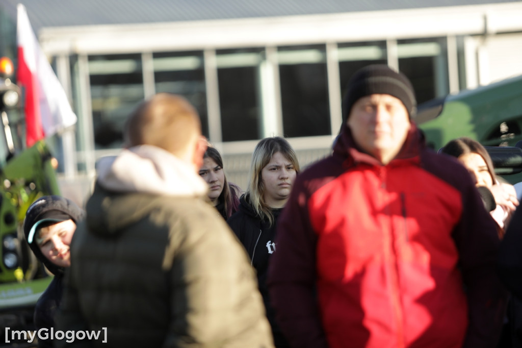 Protest rolników w Głogowie
