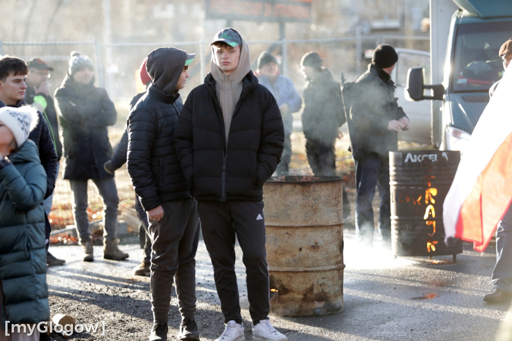 Protest rolników w Głogowie