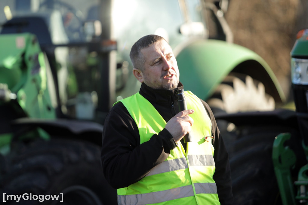 Protest rolników w Głogowie