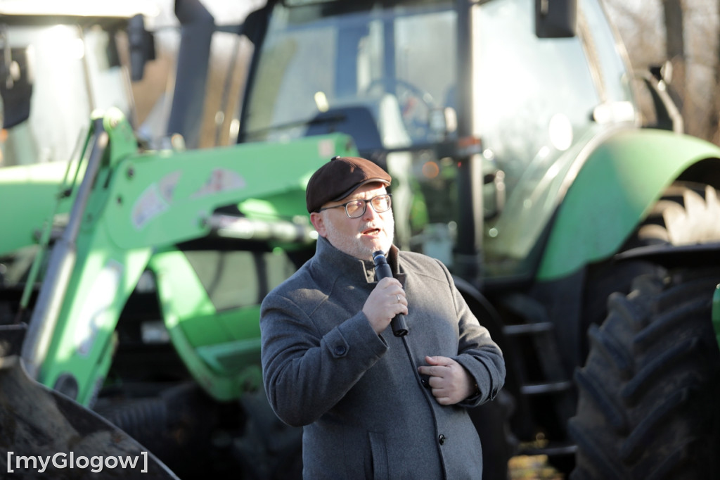 Protest rolników w Głogowie