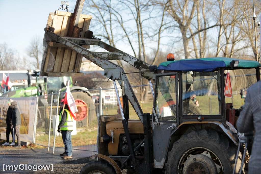 Protest rolników w Głogowie