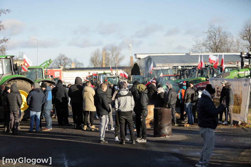 Protest rolników w Głogowie