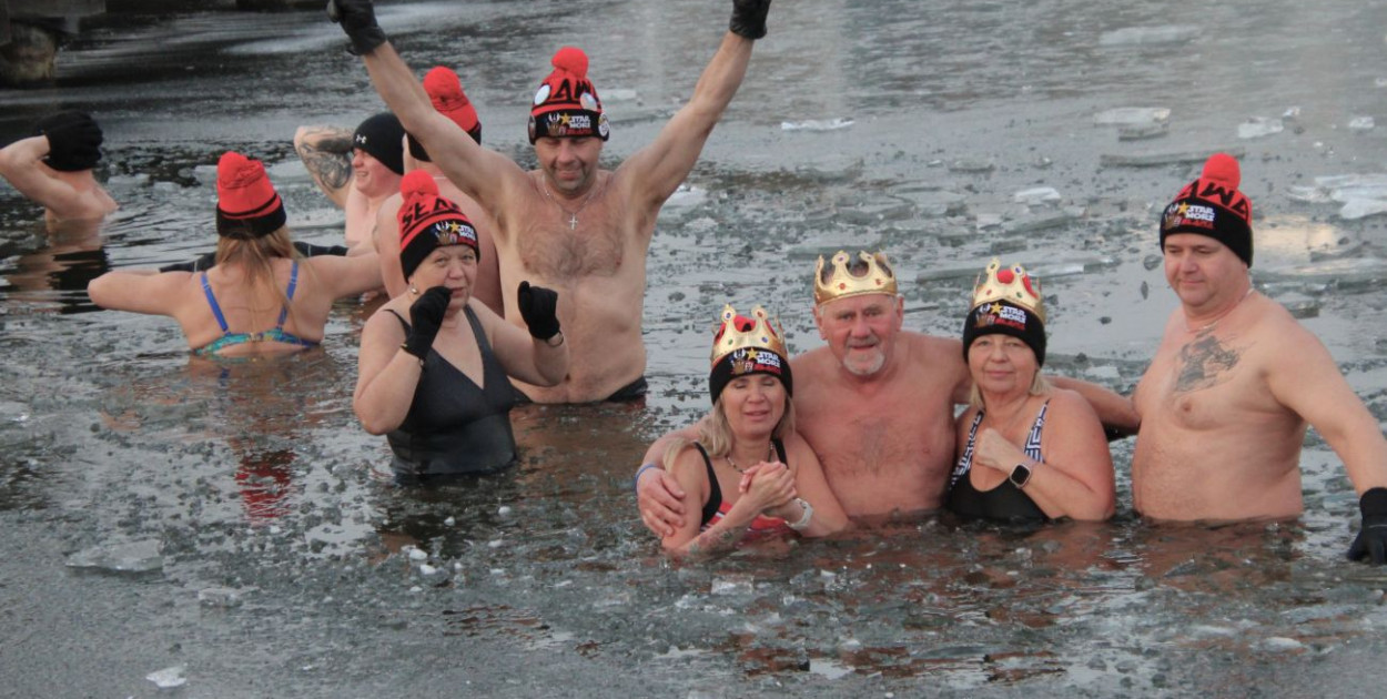 Kolejne morsowanie w jeziorze