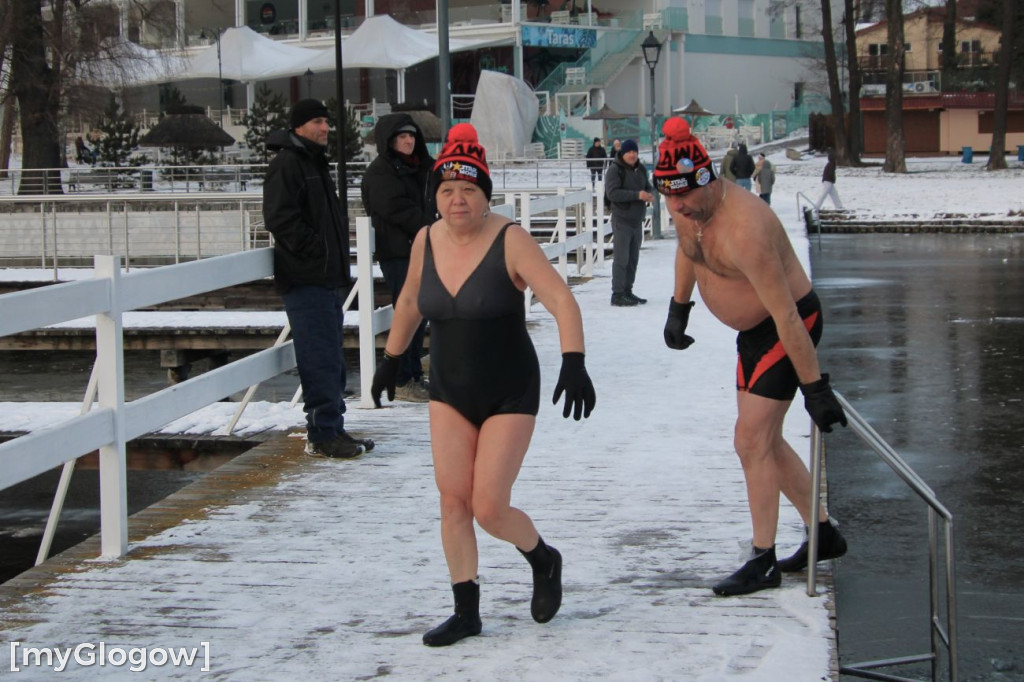 Kolejne morsowanie w jeziorze