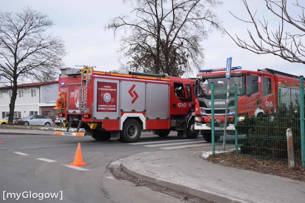 Wyciek gazu na stacji paliw w Głogowie