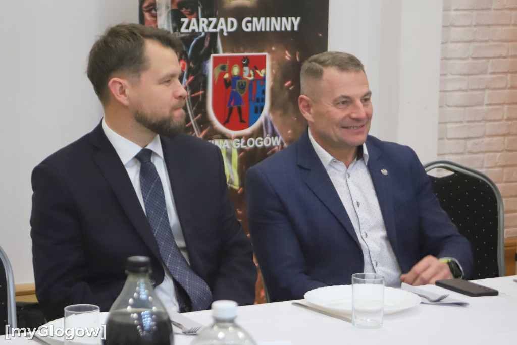 Zebranie strażaków w gminie Głogów