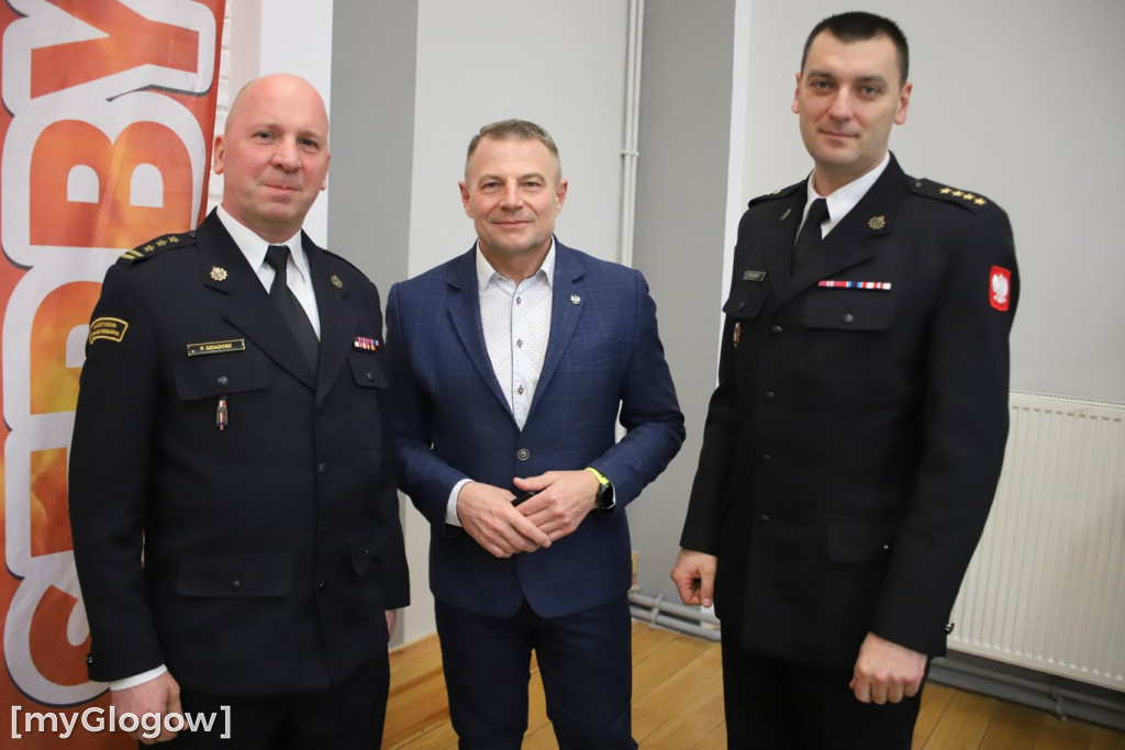 Zebranie strażaków w gminie Głogów