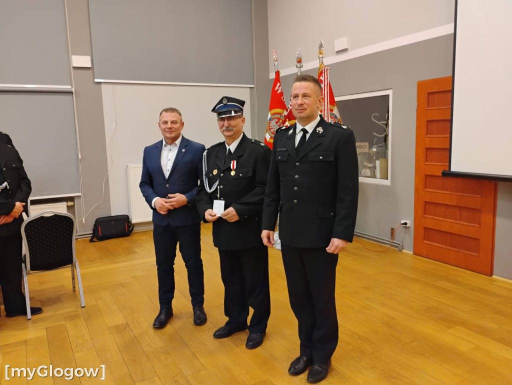 Zebranie strażaków w gminie Głogów