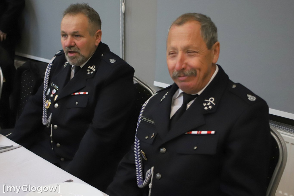 Zebranie strażaków w gminie Głogów