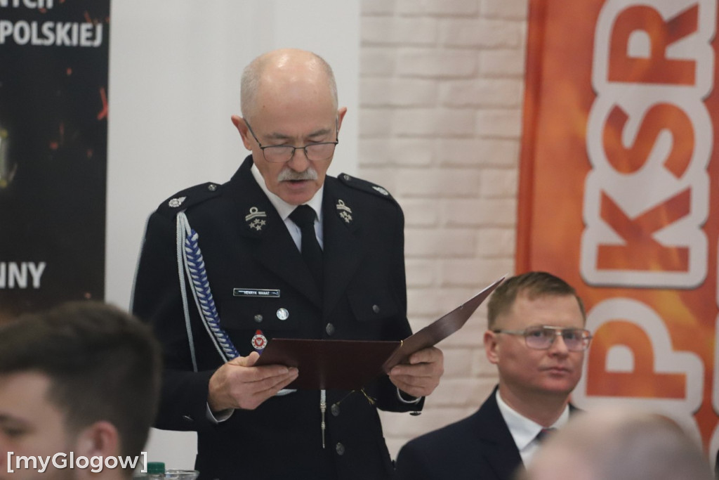 Zebranie strażaków w gminie Głogów
