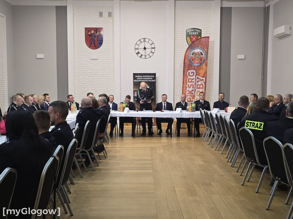 Zebranie strażaków w gminie Głogów