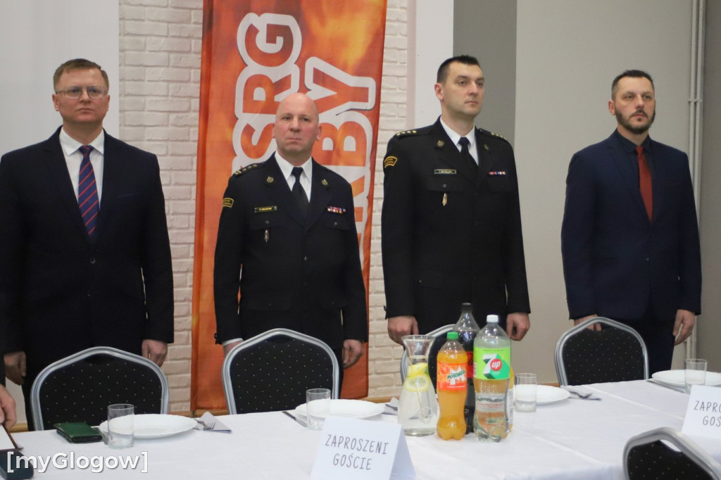 Zebranie strażaków w gminie Głogów