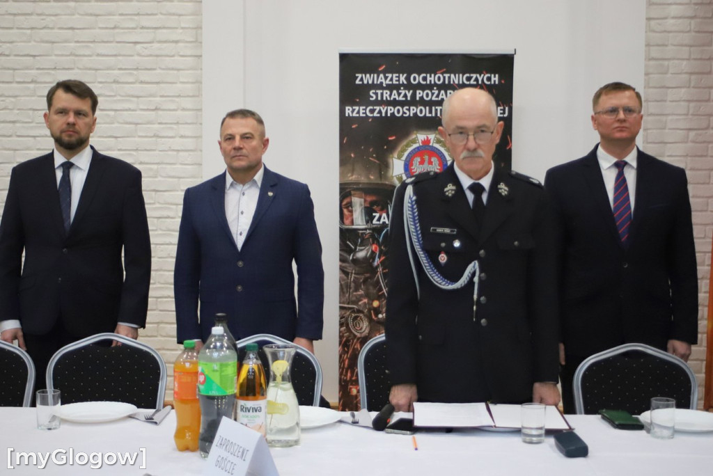 Zebranie strażaków w gminie Głogów