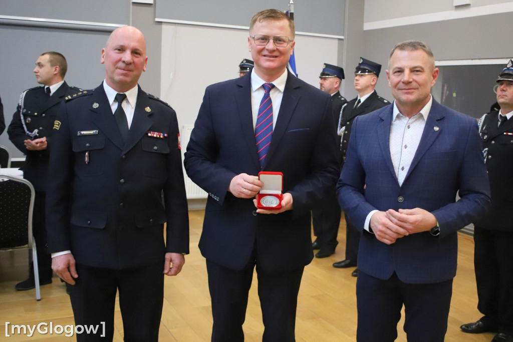 Zebranie strażaków w gminie Głogów