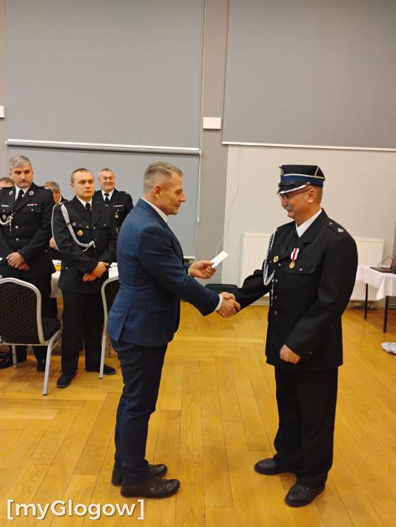 Zebranie strażaków w gminie Głogów