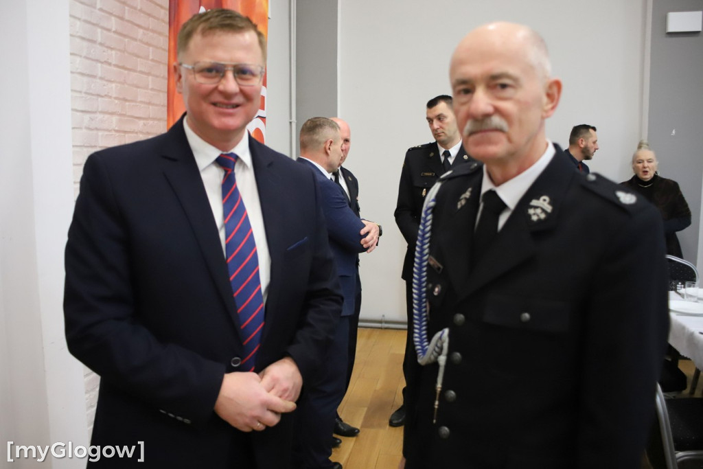 Zebranie strażaków w gminie Głogów