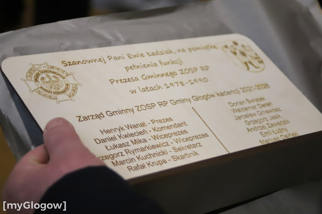 Zebranie strażaków w gminie Głogów