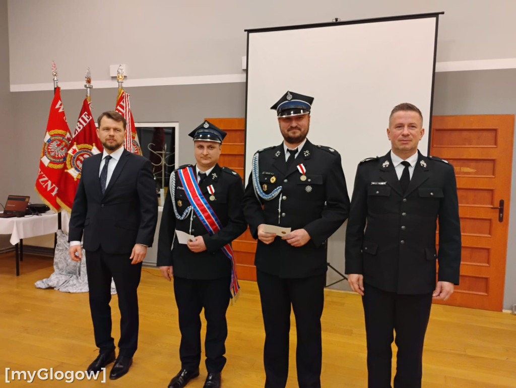 Zebranie strażaków w gminie Głogów