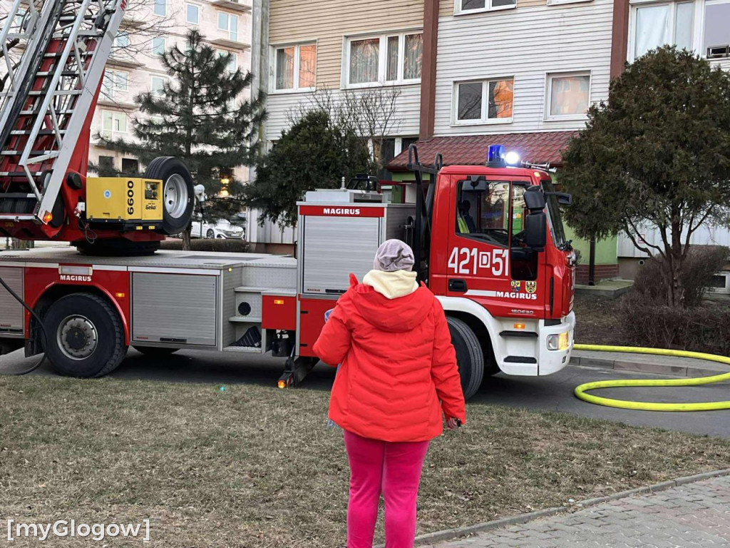 Akcja strażaków na Oriona w Głogowie