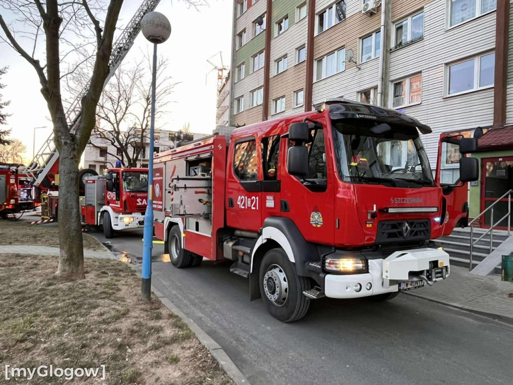 Akcja strażaków na Oriona w Głogowie