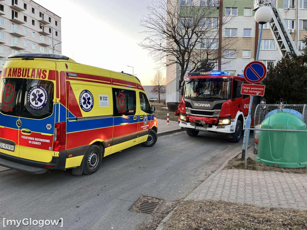 Akcja strażaków na Oriona w Głogowie