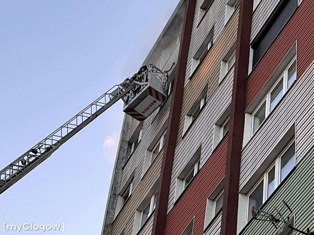 Akcja strażaków na Oriona w Głogowie