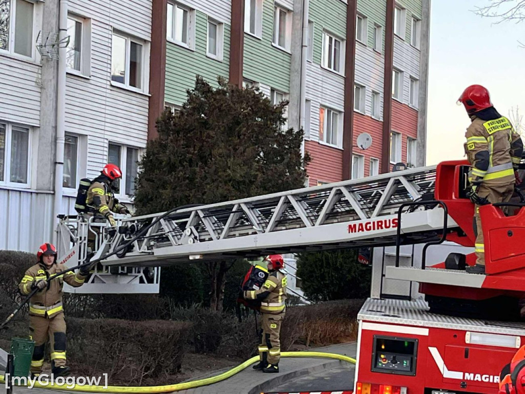 Akcja strażaków na Oriona w Głogowie