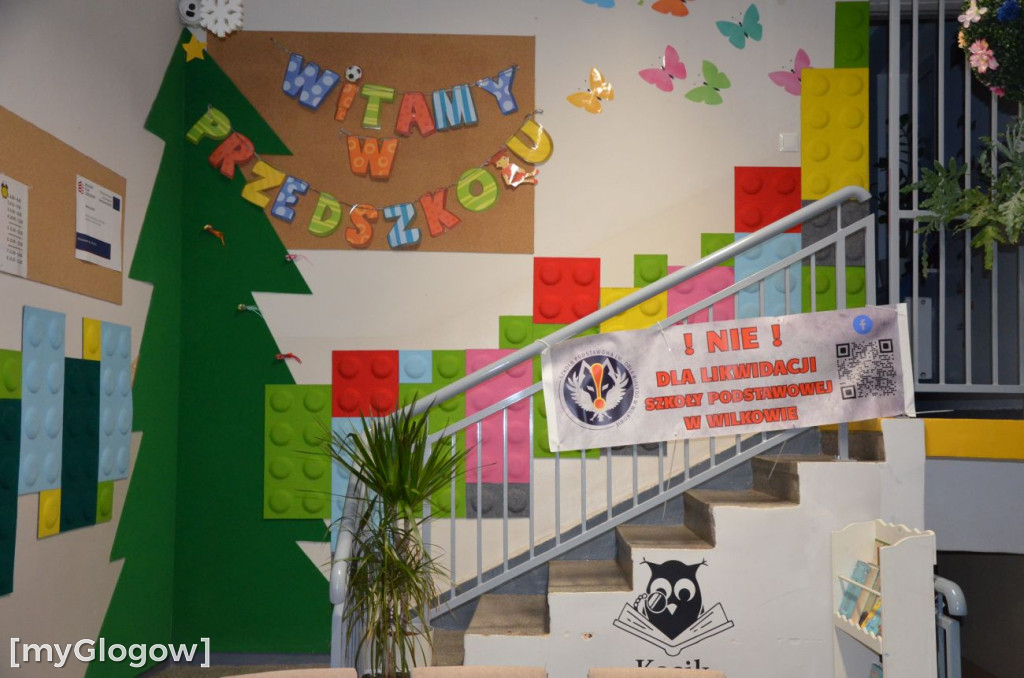 Spotkanie w szkole w Wilkowie