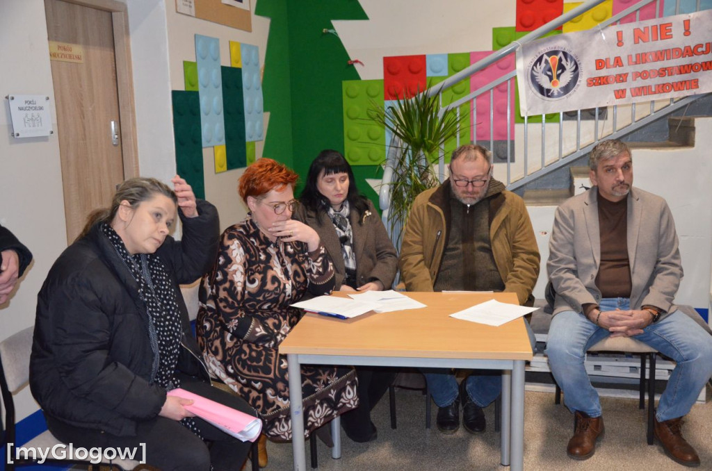 Spotkanie w szkole w Wilkowie