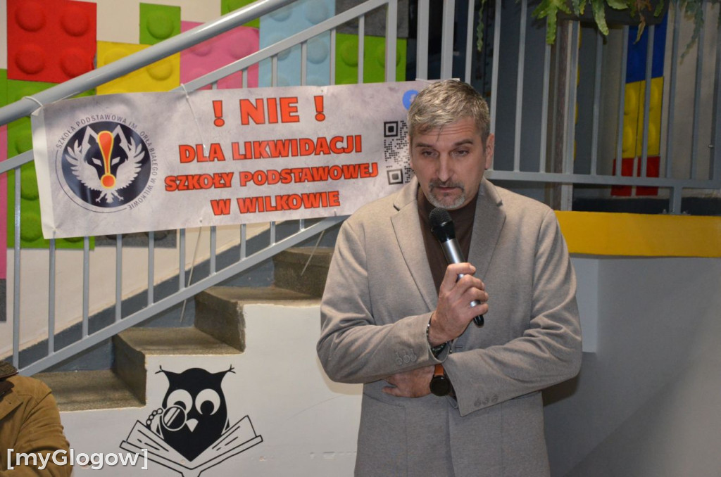 Spotkanie w szkole w Wilkowie