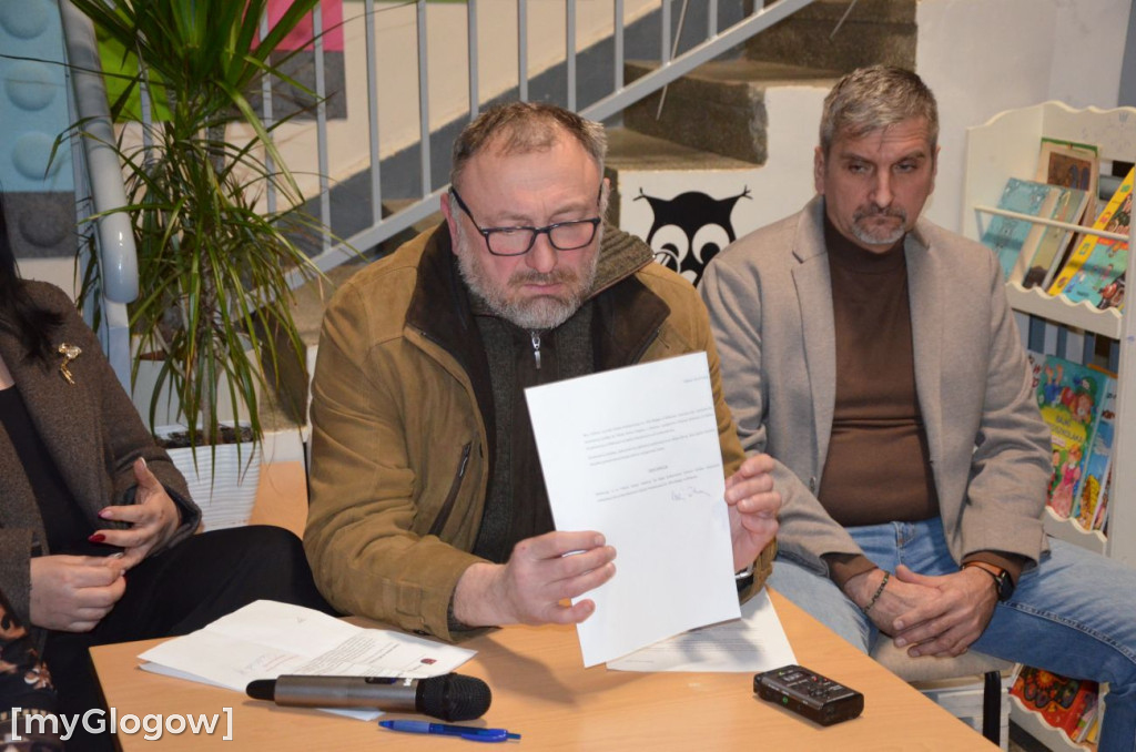 Spotkanie w szkole w Wilkowie