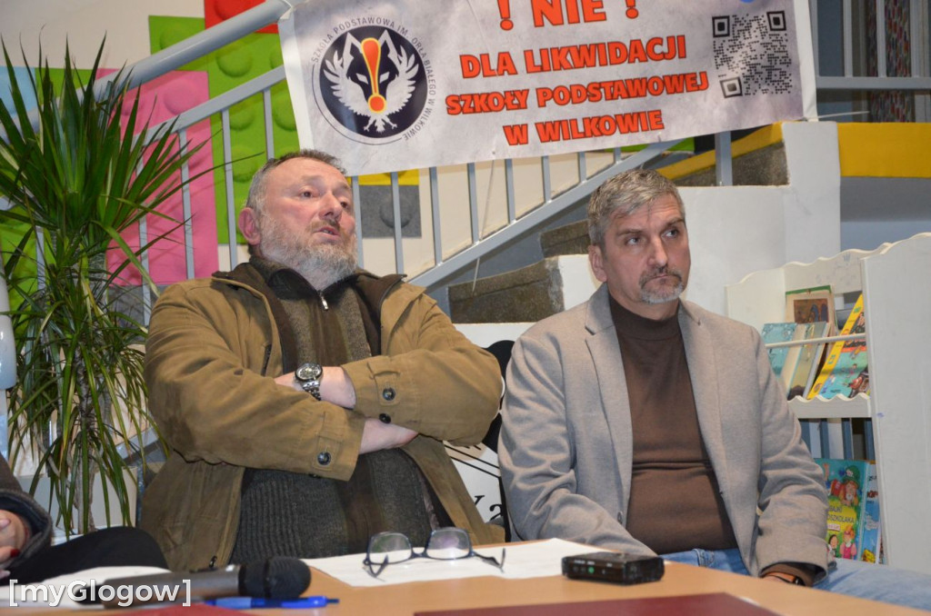 Spotkanie w szkole w Wilkowie
