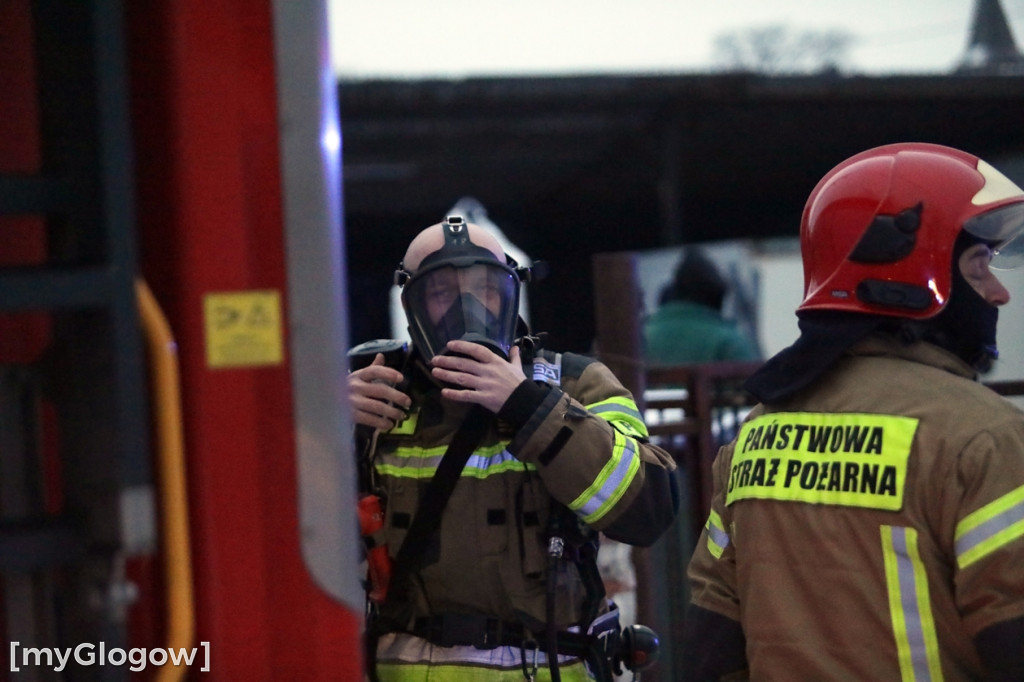 Groźny pożar w Sobczycach pod Głogowem