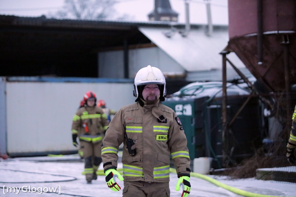 Groźny pożar w Sobczycach pod Głogowem