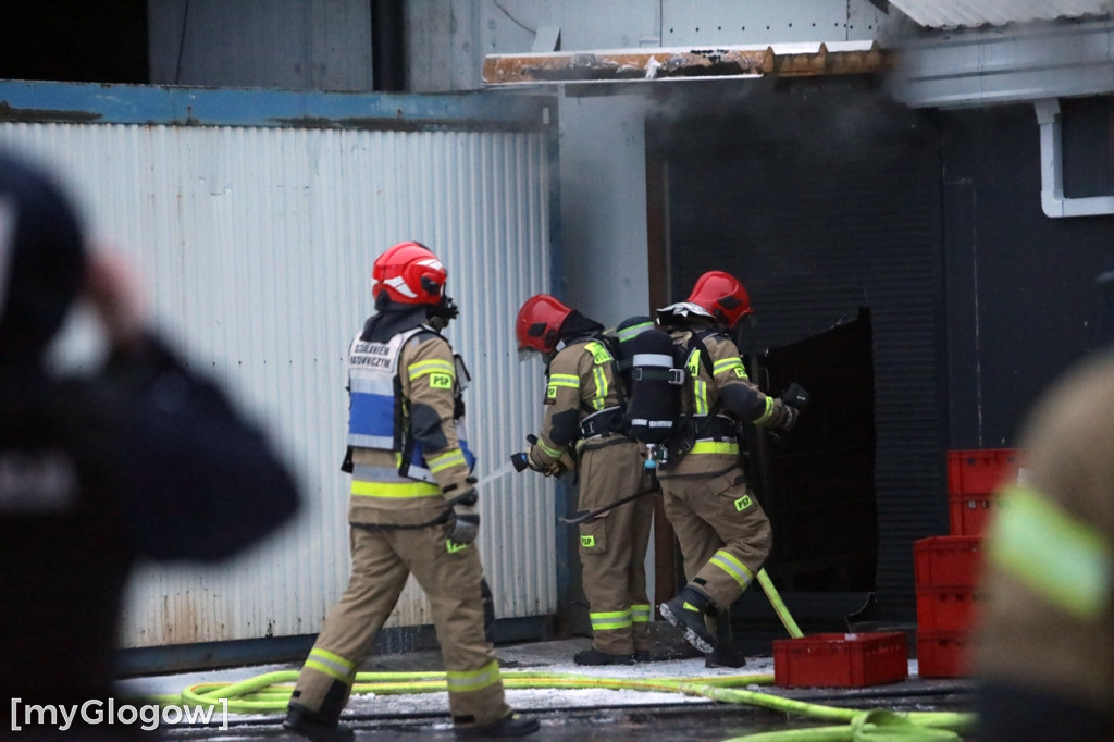 Groźny pożar w Sobczycach pod Głogowem